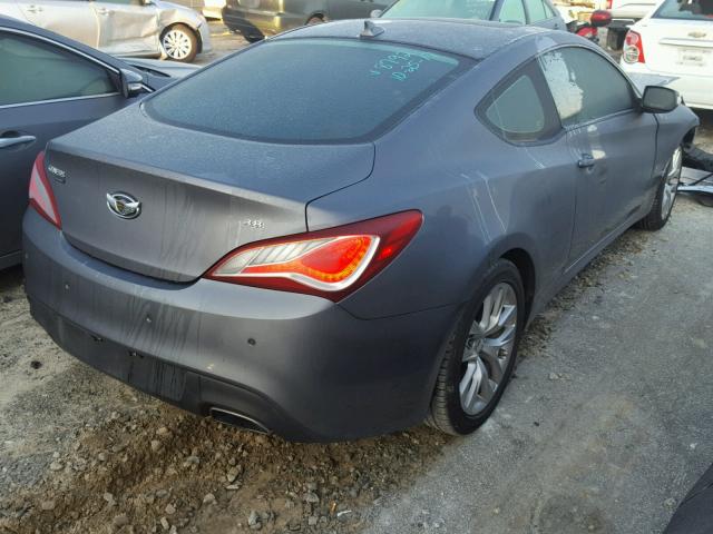 KMHHU6KJ2DU108792 - 2013 HYUNDAI GENESIS CO GRAY photo 4