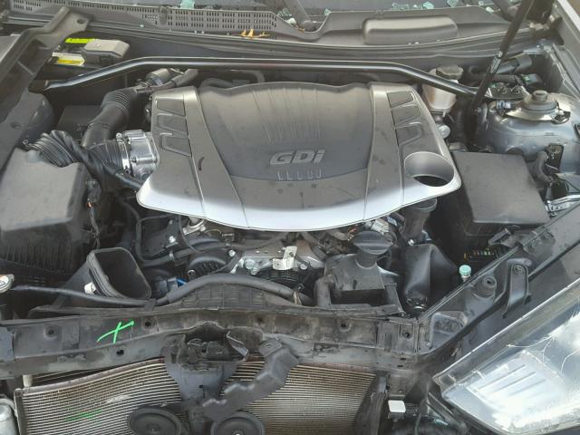 KMHHU6KJ2DU108792 - 2013 HYUNDAI GENESIS CO GRAY photo 7