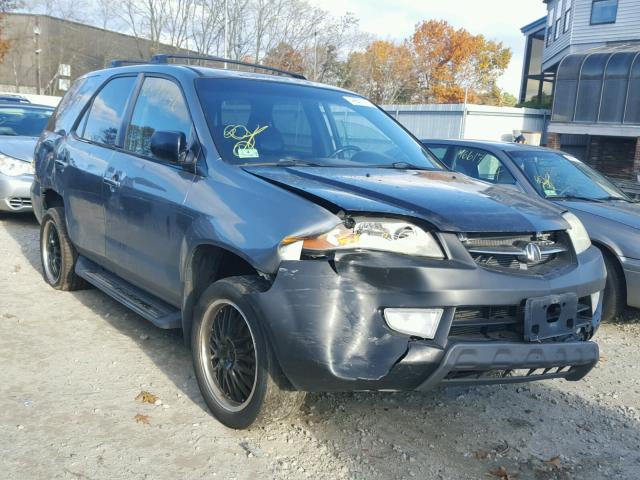 2HNYD18481H528204 - 2001 ACURA MDX BLUE photo 1