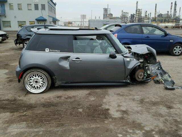 WMWRE33585TL12006 - 2005 MINI COOPER S GRAY photo 9