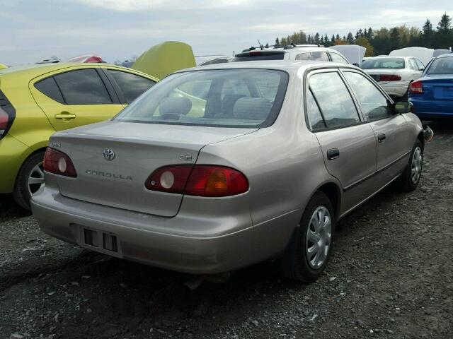 2T1BR12E32C877426 - 2002 TOYOTA COROLLA CE BEIGE photo 4