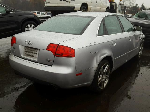 WAUDF78E16A157027 - 2006 AUDI A4 2.0T QU SILVER photo 4