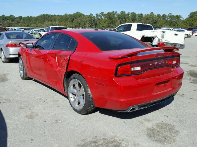 2C3CDXCT0DH555679 - 2013 DODGE CHARGER R/ RED photo 3