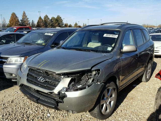 5NMSH13E37H093895 - 2007 HYUNDAI SANTA FE GREEN photo 2