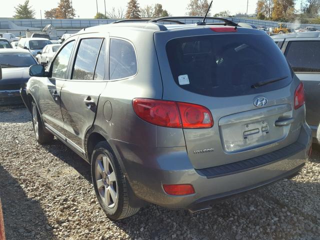 5NMSH13E37H093895 - 2007 HYUNDAI SANTA FE GREEN photo 3