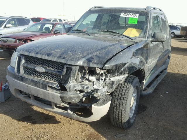 1FMZU77E62UC47780 - 2002 FORD EXPLORER S BLACK photo 2