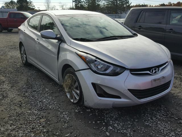 KMHDH4AEXFU415089 - 2015 HYUNDAI ELANTRA SE SILVER photo 1