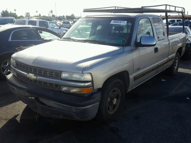 2GCEC19V011263760 - 2001 CHEVROLET SILVERADO BEIGE photo 2