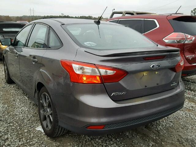 1FADP3F26DL211530 - 2013 FORD FOCUS SE GRAY photo 3