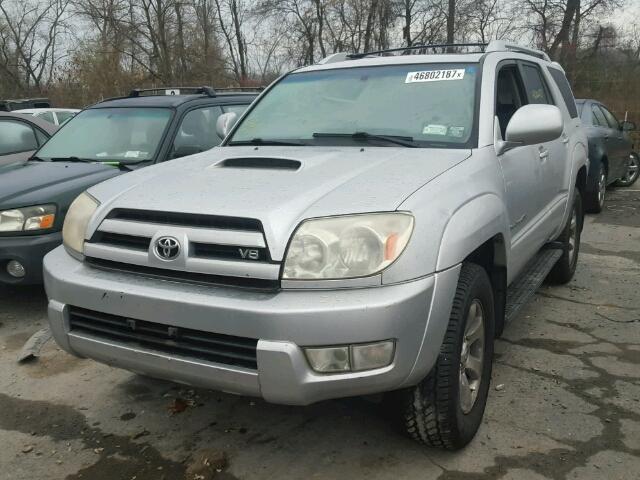 JTEBT14R248010935 - 2004 TOYOTA 4RUNNER SR SILVER photo 2