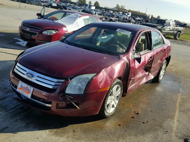 3FAHP08Z47R201322 - 2007 FORD FUSION SEL MAROON photo 9