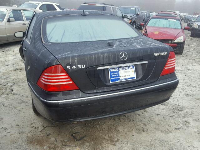 WDBNG70J25A442071 - 2005 MERCEDES-BENZ S 430 BLACK photo 3