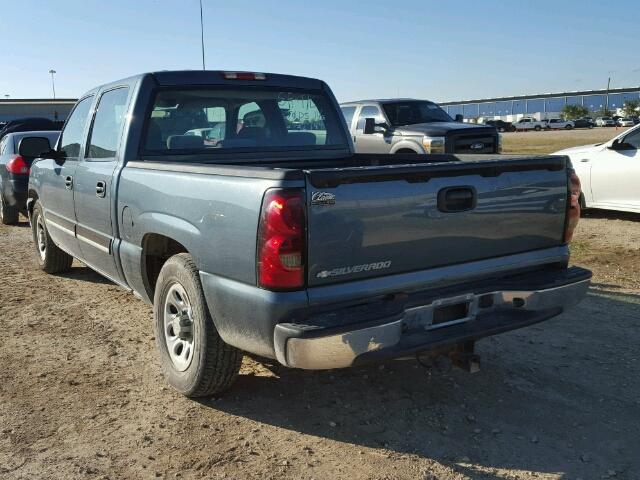 2GCEC13V371132744 - 2007 CHEVROLET SILVERADO BLUE photo 3