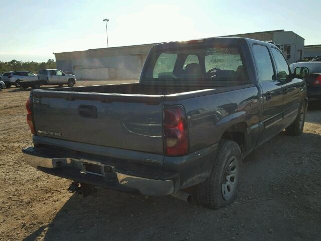 2GCEC13V371132744 - 2007 CHEVROLET SILVERADO BLUE photo 4