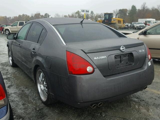 1N4BA41E36C838785 - 2006 NISSAN MAXIMA SE CHARCOAL photo 3