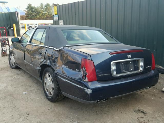 1G6KD54Y53U236511 - 2003 CADILLAC DEVILLE BLUE photo 3