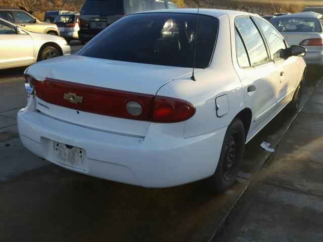 1G1JC52F357117413 - 2005 CHEVROLET CAVALIER WHITE photo 4