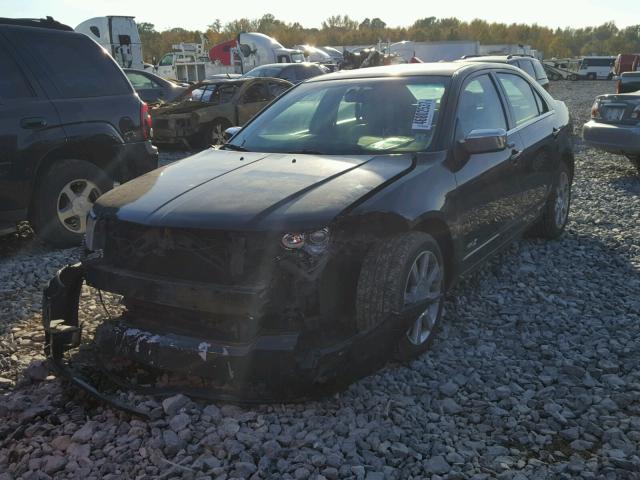 3LNHM28T47R663806 - 2007 LINCOLN MKZ BLACK photo 2