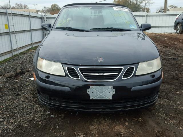 YS3FD75Y166105909 - 2006 SAAB 9-3 BLACK photo 9