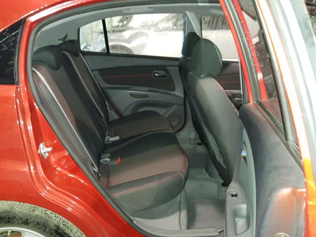 KNADE243196548468 - 2009 KIA RIO 5 SX RED photo 6