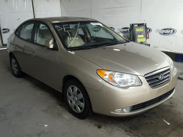 KMHDU46D28U406160 - 2008 HYUNDAI ELANTRA GL BEIGE photo 1