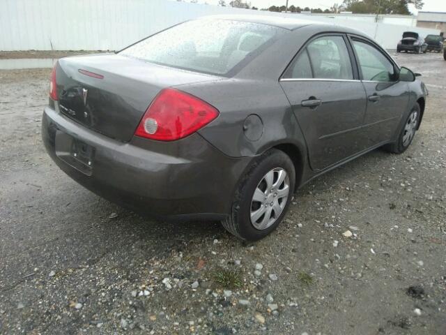 1G2ZF58BX74165599 - 2007 PONTIAC G6 VALUE L GRAY photo 4