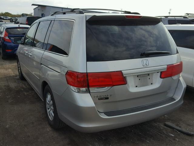 5FNRL38788B053012 - 2008 HONDA ODYSSEY EX SILVER photo 3