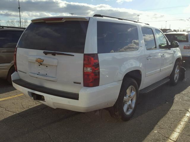 1GNFK16307J196285 - 2007 CHEVROLET SUBURBAN K WHITE photo 4