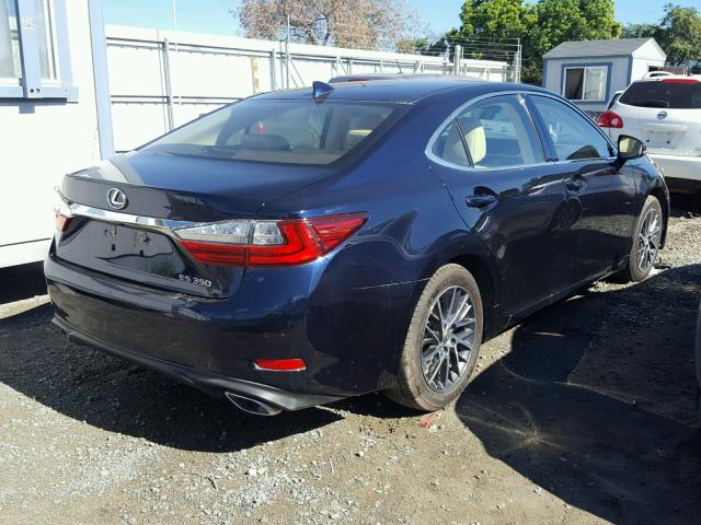 JTHBK1GG9G2232055 - 2016 LEXUS ES BLUE photo 4