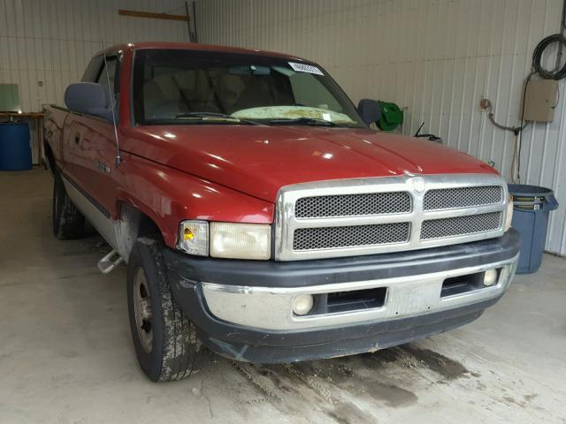 3B7HC12Z7WG119213 - 1998 DODGE RAM 1500 RED photo 1