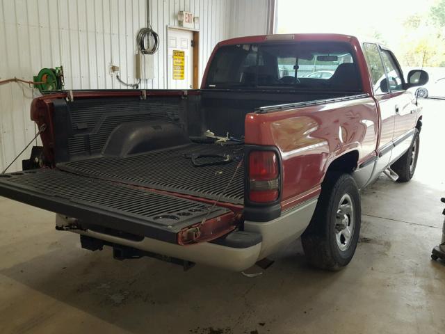 3B7HC12Z7WG119213 - 1998 DODGE RAM 1500 RED photo 4