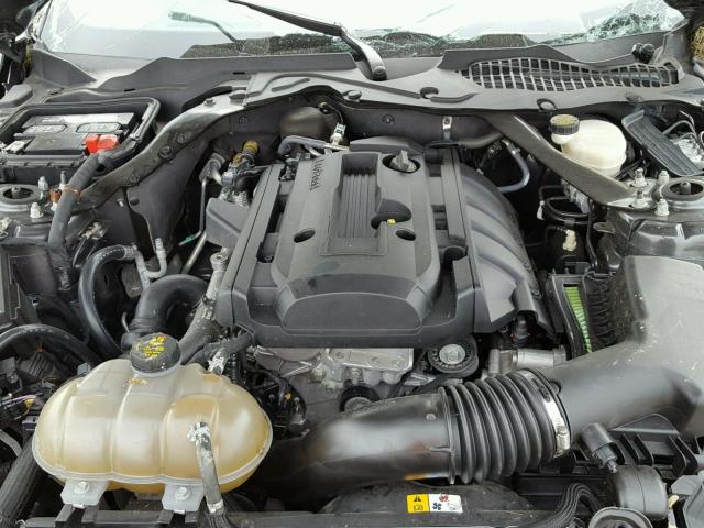 1FA6P8TH9F5376252 - 2015 FORD MUSTANG GRAY photo 7