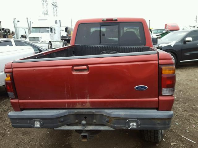 1FTZR15XXWPA74261 - 1998 FORD RANGER SUP MAROON photo 9