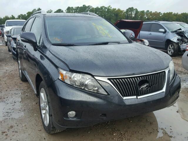 2T2ZK1BA8BC055328 - 2011 LEXUS RX 350 L GREEN photo 1