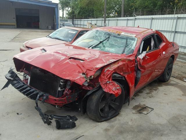 2C3CDZAG6FH774506 - 2015 DODGE CHALLENGER RED photo 2