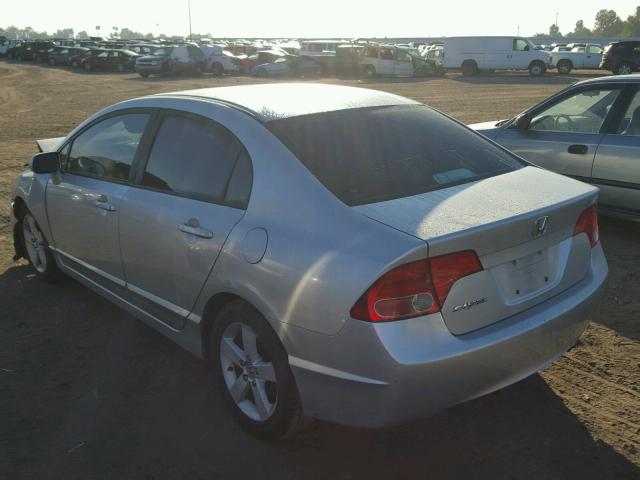 1HGFA16876L002816 - 2006 HONDA CIVIC EX ვერცხლისფერი ფოტო 3