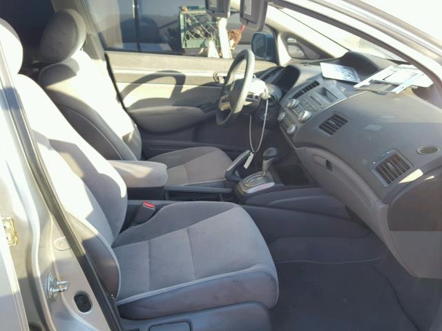 1HGFA16876L002816 - 2006 HONDA CIVIC EX ვერცხლისფერი ფოტო 5