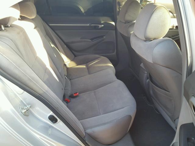 1HGFA16876L002816 - 2006 HONDA CIVIC EX ვერცხლისფერი ფოტო 6