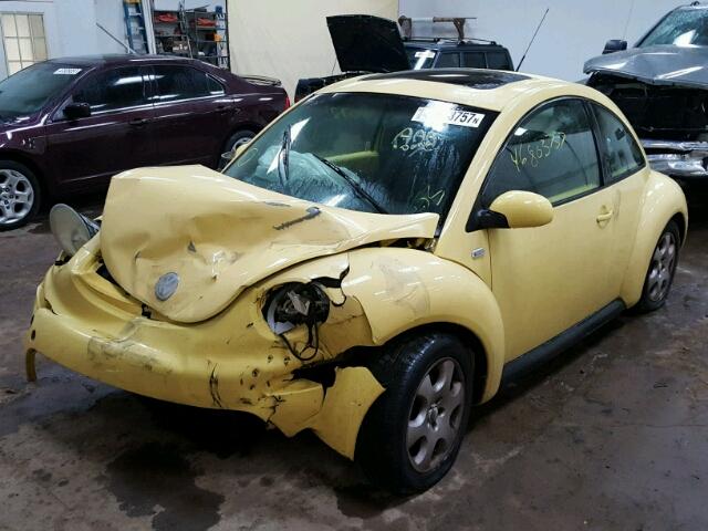 3VWCK21C43M405112 - 2003 VOLKSWAGEN NEW BEETLE 黄色 照片 2