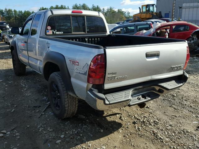 5TETU62N98Z543176 - 2008 TOYOTA TACOMA PRE SILVER photo 3