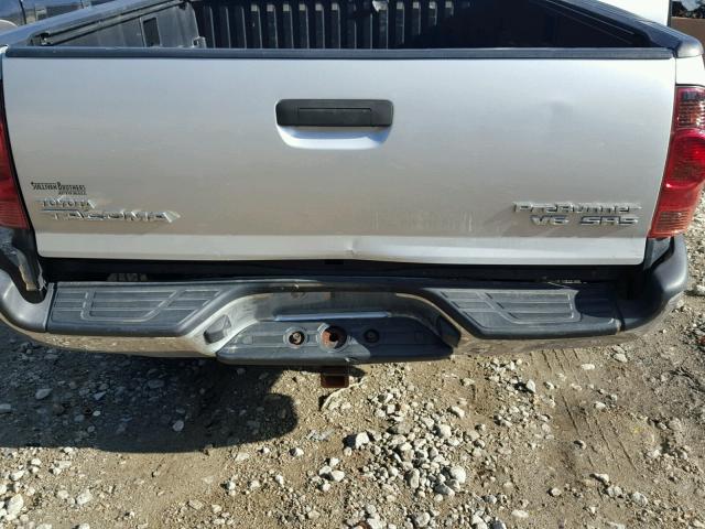 5TETU62N98Z543176 - 2008 TOYOTA TACOMA PRE SILVER photo 9