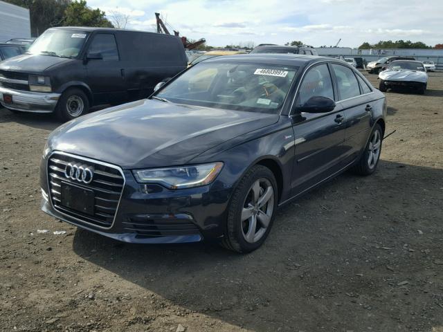 WAUGGAFC0CN070524 - 2012 AUDI A6 PREMIUM GRAY photo 2