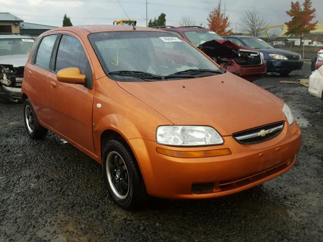 KL1TD66628B093059 - 2008 CHEVROLET AVEO BASE ORANGE photo 1