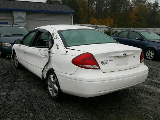 1FAFP55U04A151148 - 2004 FORD TAURUS SES WHITE photo 3