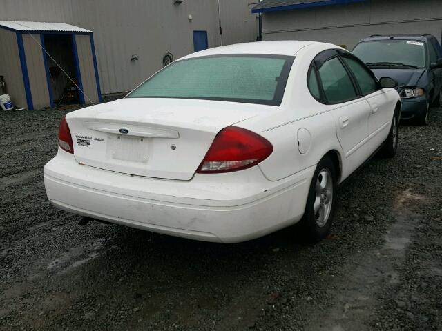 1FAFP55U04A151148 - 2004 FORD TAURUS SES WHITE photo 4