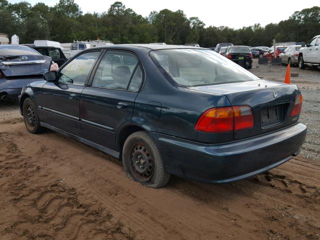 2HGEJ6612YH565140 - 2000 HONDA CIVIC BASE Yaşıl foto 3