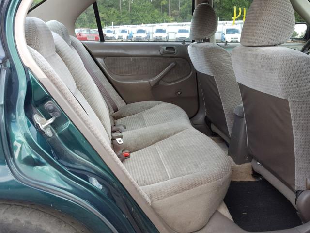 2HGEJ6612YH565140 - 2000 HONDA CIVIC BASE Yaşıl foto 6