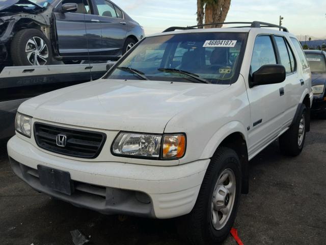 4S6CK58W014413076 - 2001 HONDA PASSPORT E WHITE photo 2