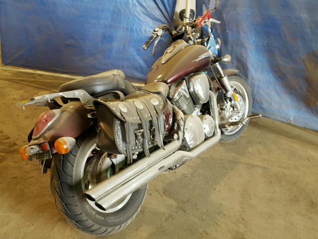 1HFSC55027A300123 - 2007 HONDA VTX1300 C BURGUNDY photo 4