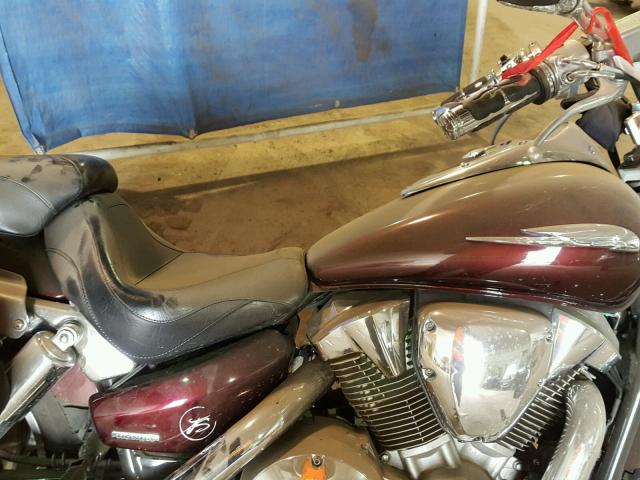 1HFSC55027A300123 - 2007 HONDA VTX1300 C BURGUNDY photo 5